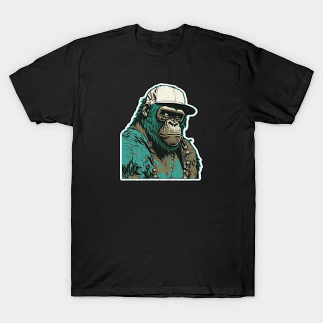 Shades of Toughness - Cool Gorilla T-Shirt by teehood